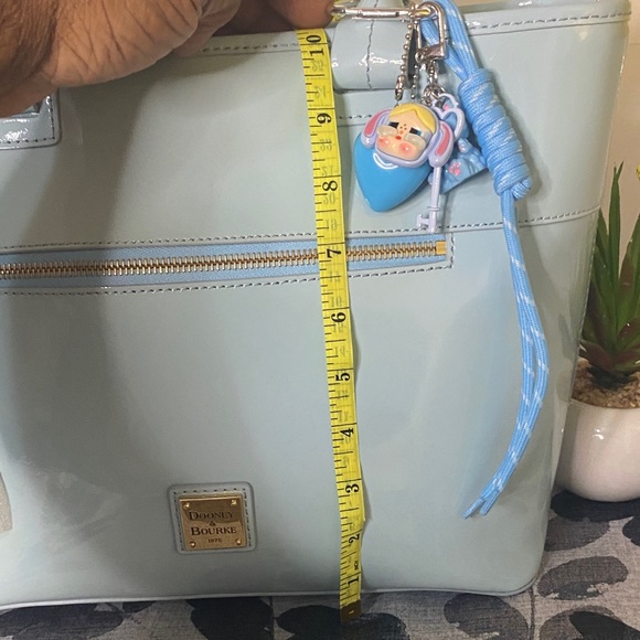 Dooney & Bourke patent leather Beacon lite blue NWT - Picture 8 of 12